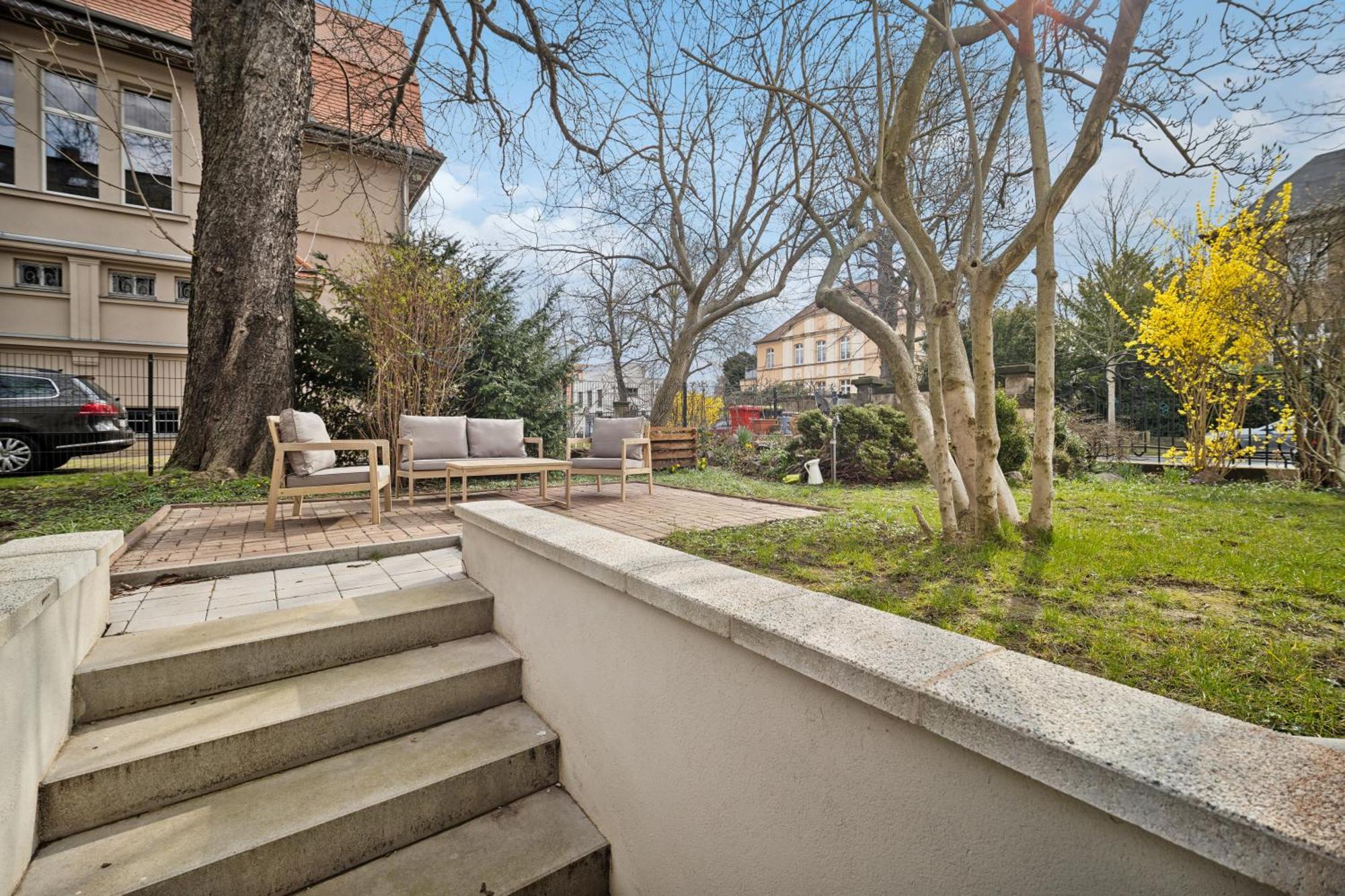 Wiener Palais Am Grossen Garten, Arbeitsplatz, Familie, 7 Pers, Smart-Tv 德累斯顿 外观 照片